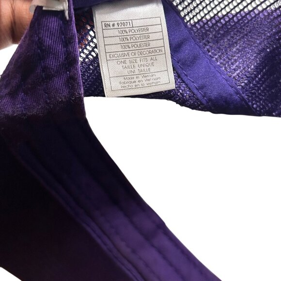 LSU Camouflage Adjustable Trucker Hat With Mesh Back - Picture 5 of 5